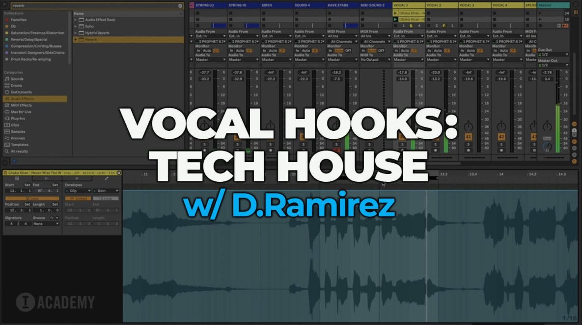 FaderPro Vocal Hooks: Tech House w D.Ramirez