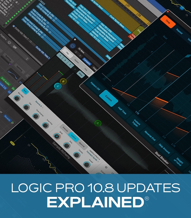 Groove3 Logic Pro 10.8 Updates Explained