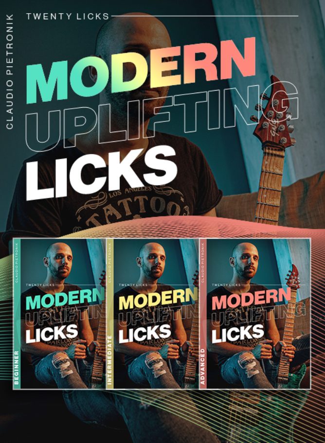 JTC Claudio Pietronik 20 Modern Uplifting Licks: Box Set