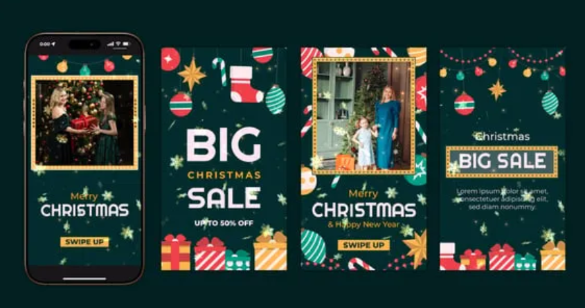 Videohive Merry Christmas Instagram Stories 55664894