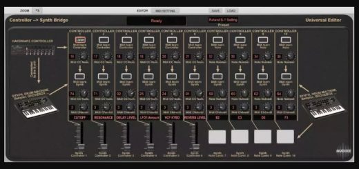 Momo Universal Editor and Controller Synth Bridge