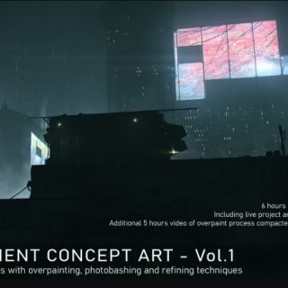 Artstation – Environment Concept Art Vol.1 – Overpainting, photobashing and refining keyarts