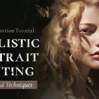 Wingfox –Applied Illustration Tutorial: Realistic Portrait Painting Processes and Techniques