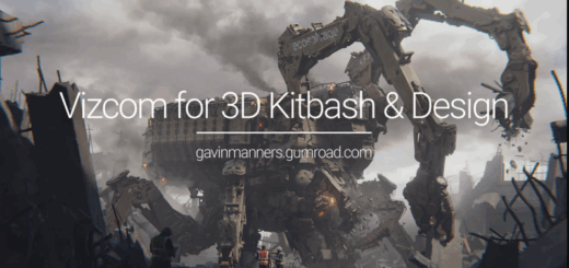 Gumroad – Vizcom for 3D Kitbash & Design