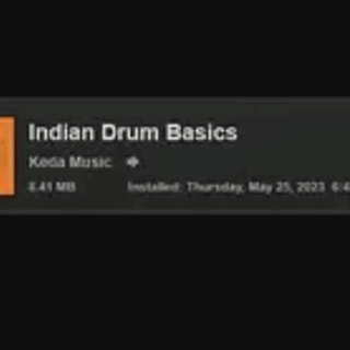 Steinberg Indian Drum Basics